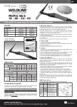 Preview for 29 page of Lincoln Electric WELDLINE PROTIG NG S 10 Instructions For Safety, Use And Maintenance