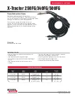 Lincoln Electric X-Tractor 250FG Parts Manual preview