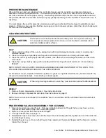 Preview for 20 page of Lincoln Foodservice Impinger Series 1600 Operator'S Manual