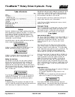 Предварительный просмотр 2 страницы Lincoln industrial FlowMaster A Series Installation Instructions Manual