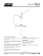 Предварительный просмотр 1 страницы Lincoln 1293 Manual