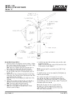 Предварительный просмотр 2 страницы Lincoln 1293 Manual