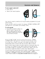 Предварительный просмотр 37 страницы Lincoln 1998 Continental Owner'S Manual