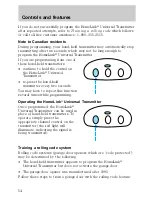 Предварительный просмотр 54 страницы Lincoln 1998 Continental Owner'S Manual