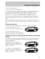 Предварительный просмотр 69 страницы Lincoln 1998 Continental Owner'S Manual