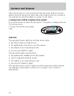 Предварительный просмотр 70 страницы Lincoln 1998 Continental Owner'S Manual