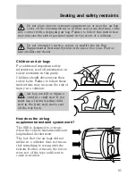 Предварительный просмотр 81 страницы Lincoln 1998 Continental Owner'S Manual