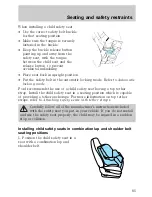 Предварительный просмотр 85 страницы Lincoln 1998 Continental Owner'S Manual