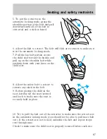 Предварительный просмотр 87 страницы Lincoln 1998 Continental Owner'S Manual