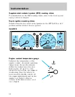 Предварительный просмотр 11 страницы Lincoln 1998 Lincoln Mark VIII Owner'S Manual