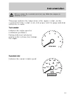 Предварительный просмотр 12 страницы Lincoln 1998 Lincoln Mark VIII Owner'S Manual