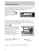 Предварительный просмотр 35 страницы Lincoln 1998 Lincoln Mark VIII Owner'S Manual