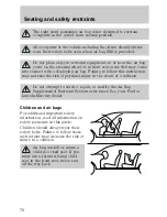 Предварительный просмотр 77 страницы Lincoln 1998 Lincoln Mark VIII Owner'S Manual