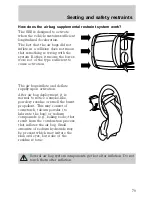 Предварительный просмотр 78 страницы Lincoln 1998 Lincoln Mark VIII Owner'S Manual