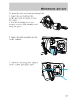 Предварительный просмотр 148 страницы Lincoln 1998 Lincoln Mark VIII Owner'S Manual