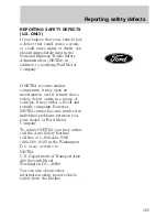 Preview for 185 page of Lincoln 1998 Navigator Owner'S Manual