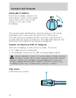 Предварительный просмотр 24 страницы Lincoln 1999 Continental Owner'S Manual