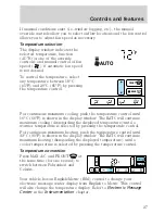 Предварительный просмотр 27 страницы Lincoln 1999 Continental Owner'S Manual