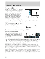 Предварительный просмотр 28 страницы Lincoln 1999 Continental Owner'S Manual