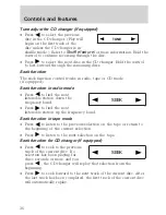 Предварительный просмотр 36 страницы Lincoln 1999 Continental Owner'S Manual