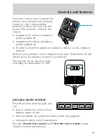 Предварительный просмотр 85 страницы Lincoln 1999 Continental Owner'S Manual