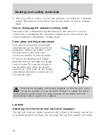 Предварительный просмотр 98 страницы Lincoln 1999 Continental Owner'S Manual