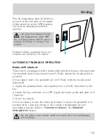 Предварительный просмотр 125 страницы Lincoln 1999 Continental Owner'S Manual