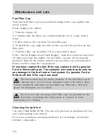 Предварительный просмотр 176 страницы Lincoln 1999 Continental Owner'S Manual