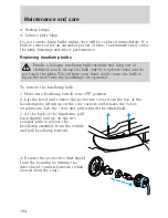 Предварительный просмотр 184 страницы Lincoln 1999 Continental Owner'S Manual