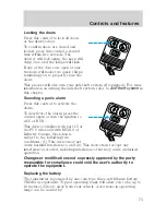 Preview for 74 page of Lincoln 1999 Navigator Owner'S Manual