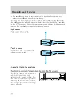 Предварительный просмотр 22 страницы Lincoln 1999 Town Car Owner'S Manual