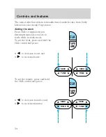 Предварительный просмотр 34 страницы Lincoln 1999 Town Car Owner'S Manual