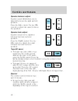 Предварительный просмотр 42 страницы Lincoln 1999 Town Car Owner'S Manual