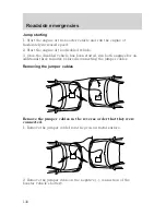 Предварительный просмотр 138 страницы Lincoln 1999 Town Car Owner'S Manual