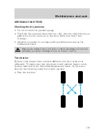 Предварительный просмотр 159 страницы Lincoln 1999 Town Car Owner'S Manual