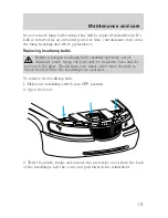 Предварительный просмотр 171 страницы Lincoln 1999 Town Car Owner'S Manual