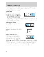 Preview for 38 page of Lincoln 2000 Continental Owner'S Manual