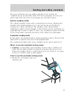 Preview for 97 page of Lincoln 2000 Continental Owner'S Manual