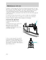 Preview for 202 page of Lincoln 2000 Continental Owner'S Manual