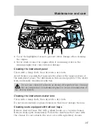 Preview for 207 page of Lincoln 2000 Continental Owner'S Manual