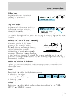 Предварительный просмотр 17 страницы Lincoln 2001 LS Owner'S Manual