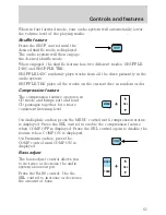 Предварительный просмотр 61 страницы Lincoln 2001 LS Owner'S Manual