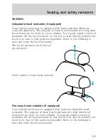 Preview for 105 page of Lincoln 2001 LS Owner'S Manual