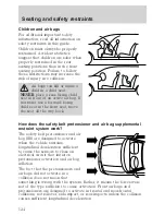 Предварительный просмотр 124 страницы Lincoln 2001 LS Owner'S Manual