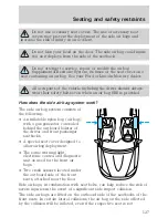 Предварительный просмотр 127 страницы Lincoln 2001 LS Owner'S Manual