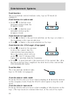 Предварительный просмотр 23 страницы Lincoln 2002 Continental Owner'S Manual