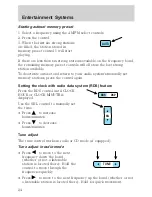 Предварительный просмотр 25 страницы Lincoln 2002 Continental Owner'S Manual