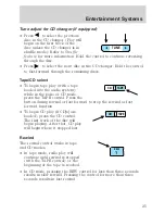 Предварительный просмотр 26 страницы Lincoln 2002 Continental Owner'S Manual