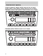 Предварительный просмотр 31 страницы Lincoln 2002 Continental Owner'S Manual