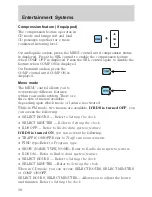 Предварительный просмотр 39 страницы Lincoln 2002 Continental Owner'S Manual